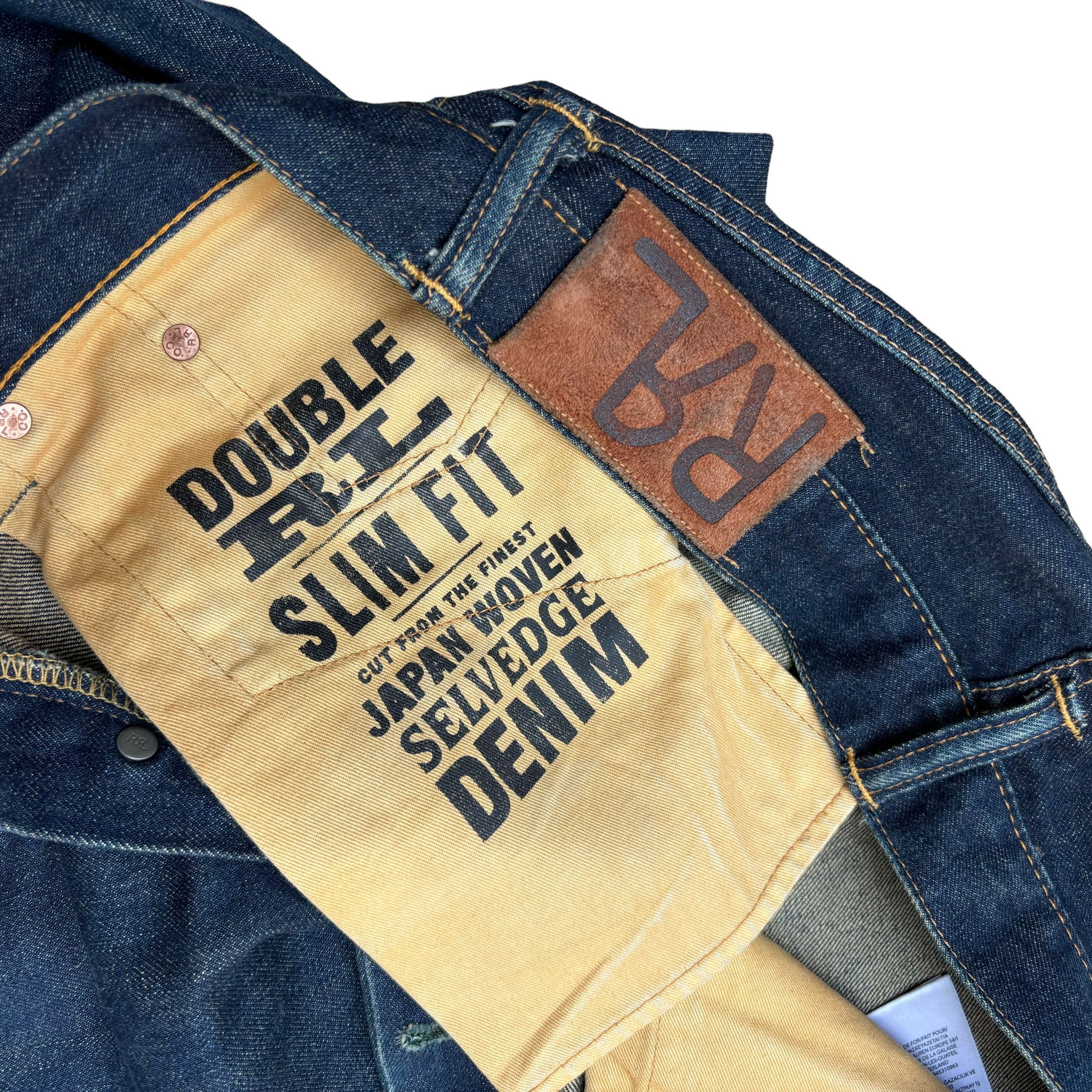RRL Ralph Lauren Double RL Japan Woven Selvedge Denim Size US 30 / EU 46 - 11 Thumbnail