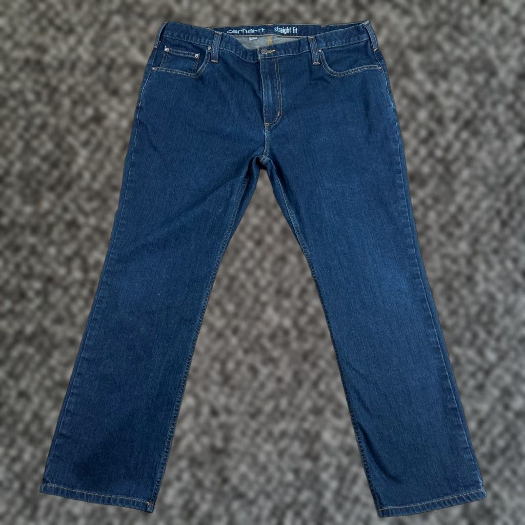 Carhartt VINTAGE Carhartt Rugged Flex Straight Fit Denim Mens 40x30 Work Wear 102807-491 Size US 40 / EU 56 - 1 Thumbnail