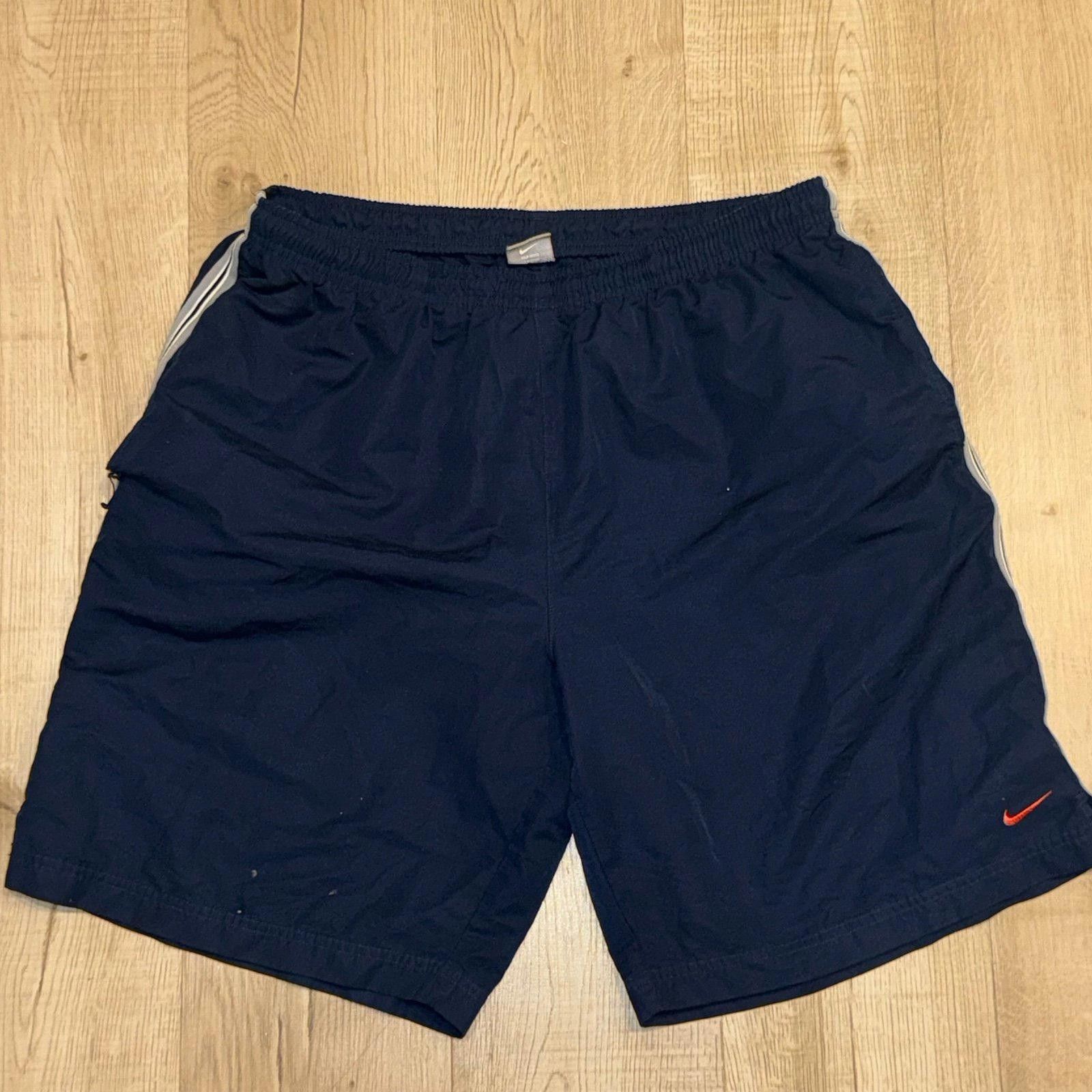 Nike Nike Grey Tag Orange Swoosh Shorts Mens XL Y2K 90s Rare Size US 36 / EU 52 - 3 Thumbnail