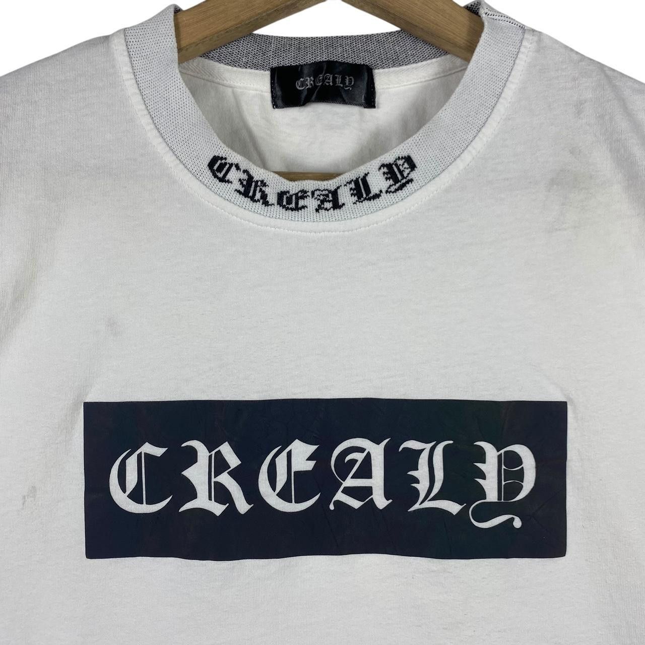 Other CREALY JAPAN Old English Text Logo Tee Shirt Top Hip Hop Rap Size US L / EU 52-54 / 3 - 3 Thumbnail