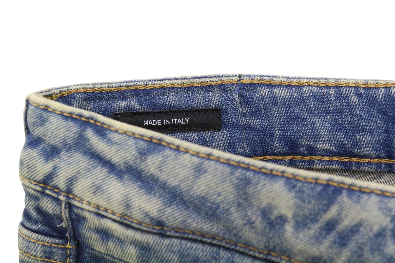 R13 BOY STRAIGHT 31 Kelly Stretch Blue PS25 Jeans 87184 Size 31" - 11 Thumbnail