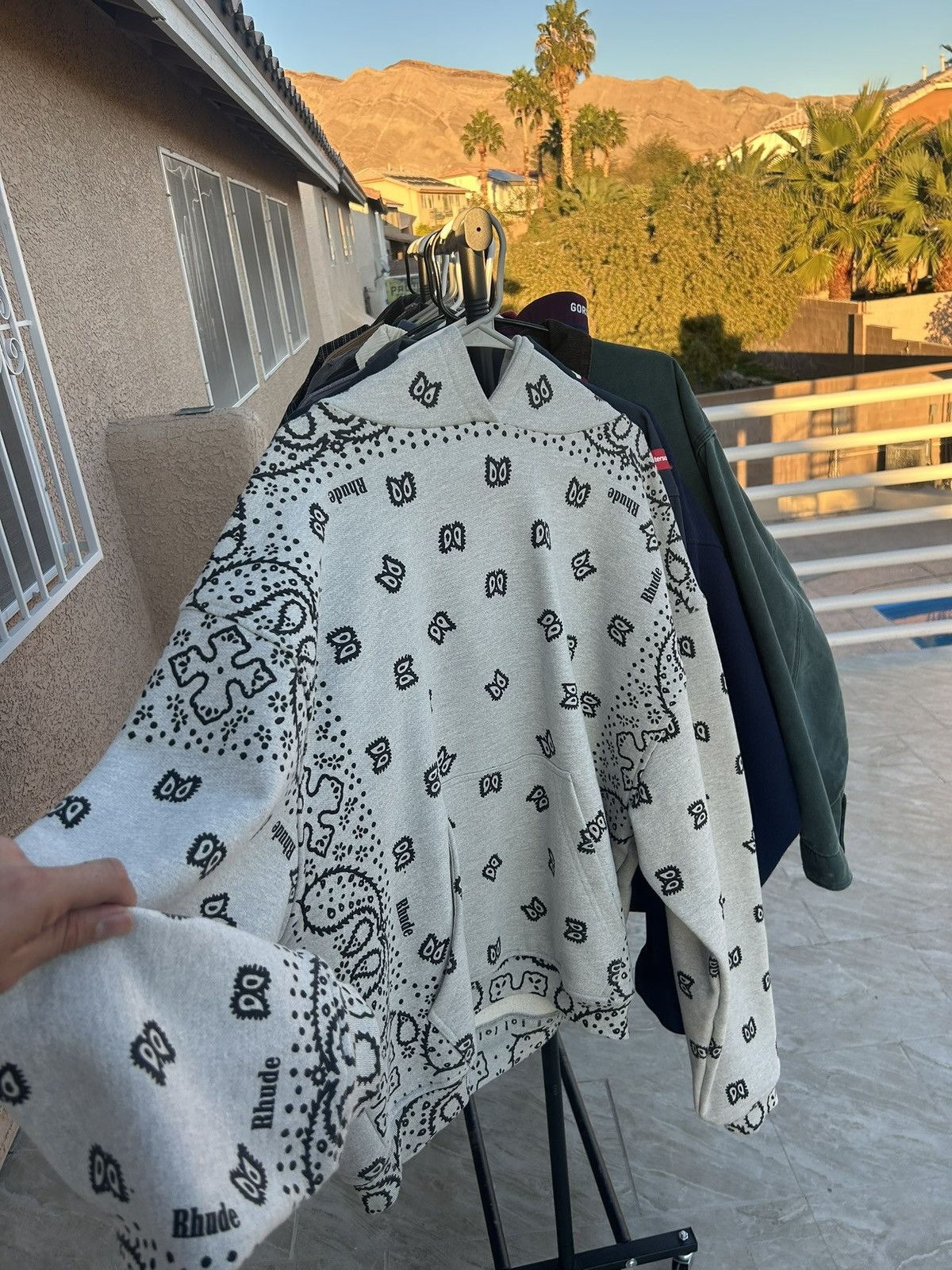 Rhude Rhude bandana hoodie Size US XXL / EU 58 / 5 - 2 Thumbnail