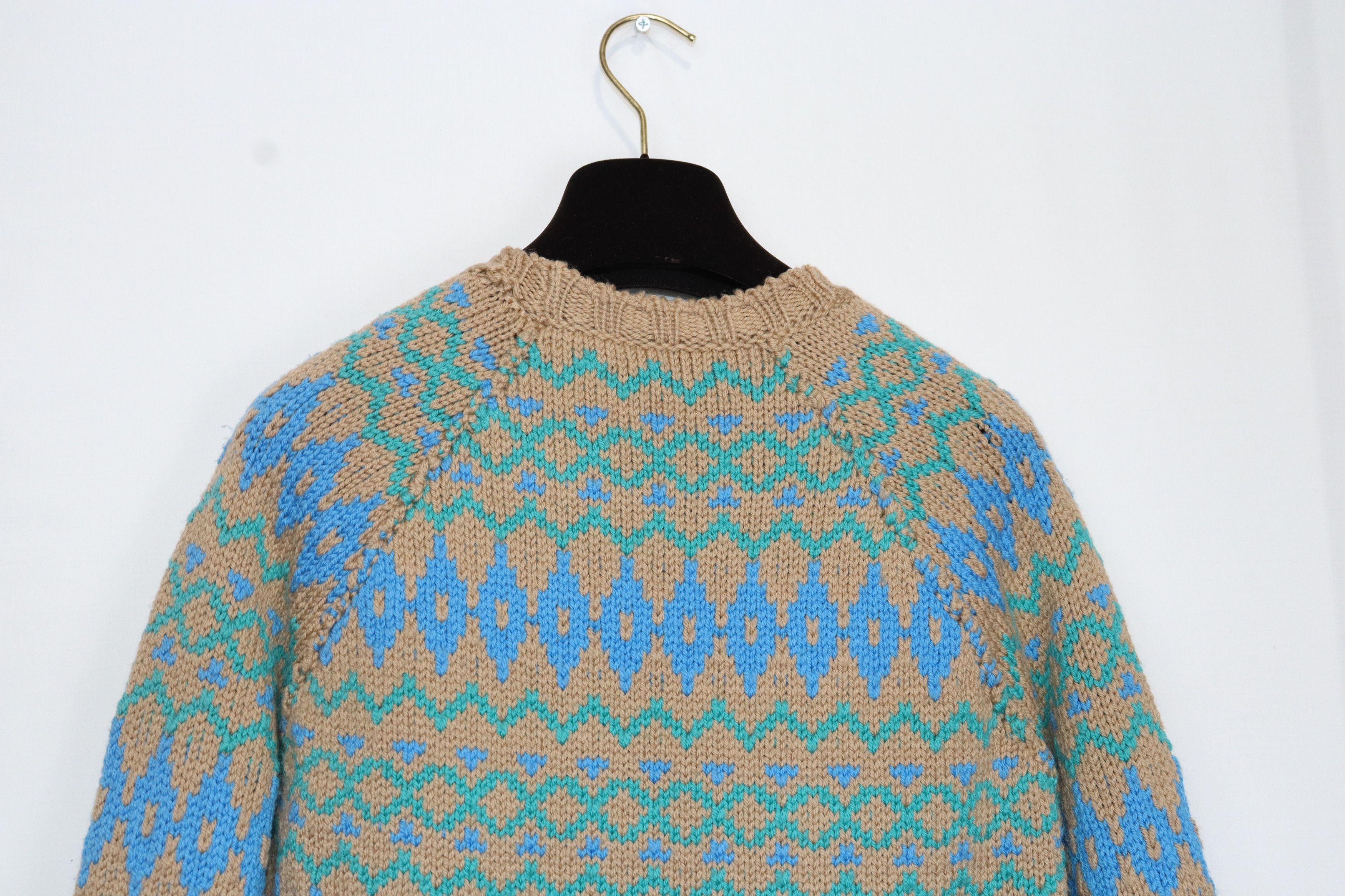 Acne Studios o1rshd10124 SS18 Naif Multicolor Fair Isle Sweater/Knitwear Size US S / EU 44-46 / 1 - 9 Thumbnail