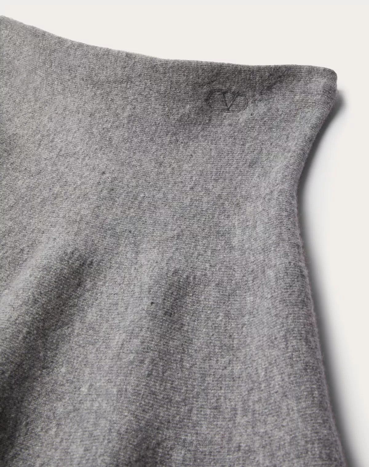 Valentino o1s1wg110625 Wool And Viscose Stretch Skirt in Grey Size XXS / US 00 / IT 34 - 3 Thumbnail