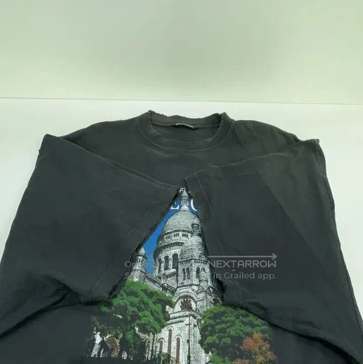 Balenciaga Balenciaga SS21 Oversized Black Graphic T. Size US L / EU 52-54 / 3 - 2 Thumbnail
