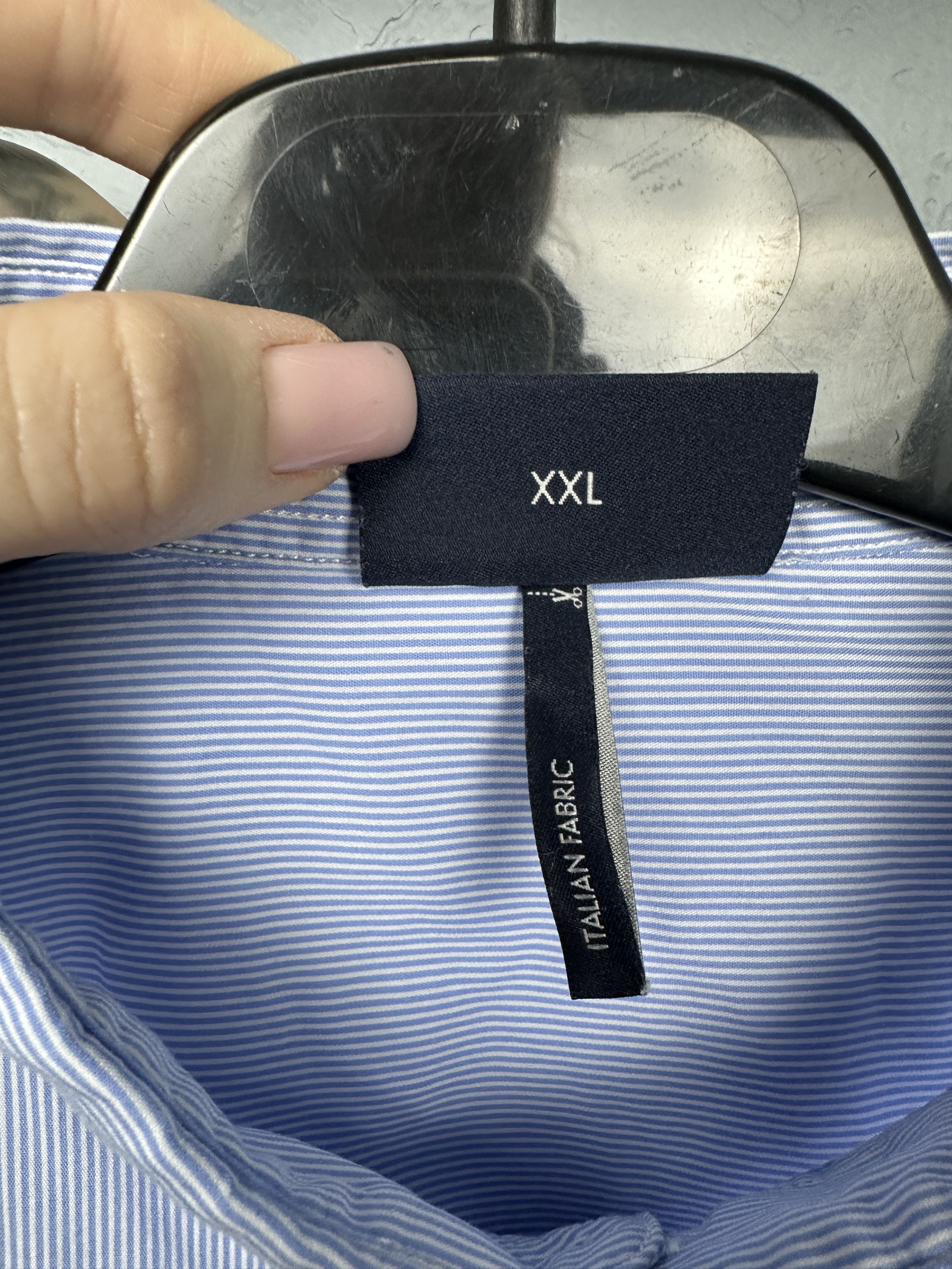 Armani Armani Jeans Mens Long Sleeve Striped Shirt Size US XXL / EU 58 / 5 - 4 Thumbnail