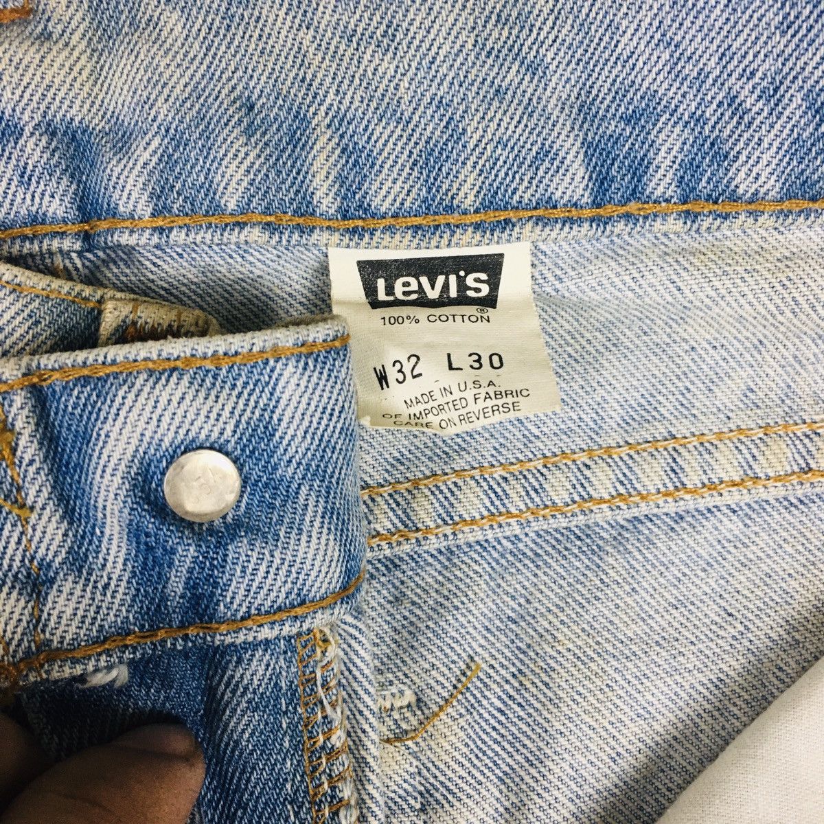 Levi's Vintage 90s Levi’s Orange Tab Made in USA Size US 32 / EU 48 - 10 Thumbnail