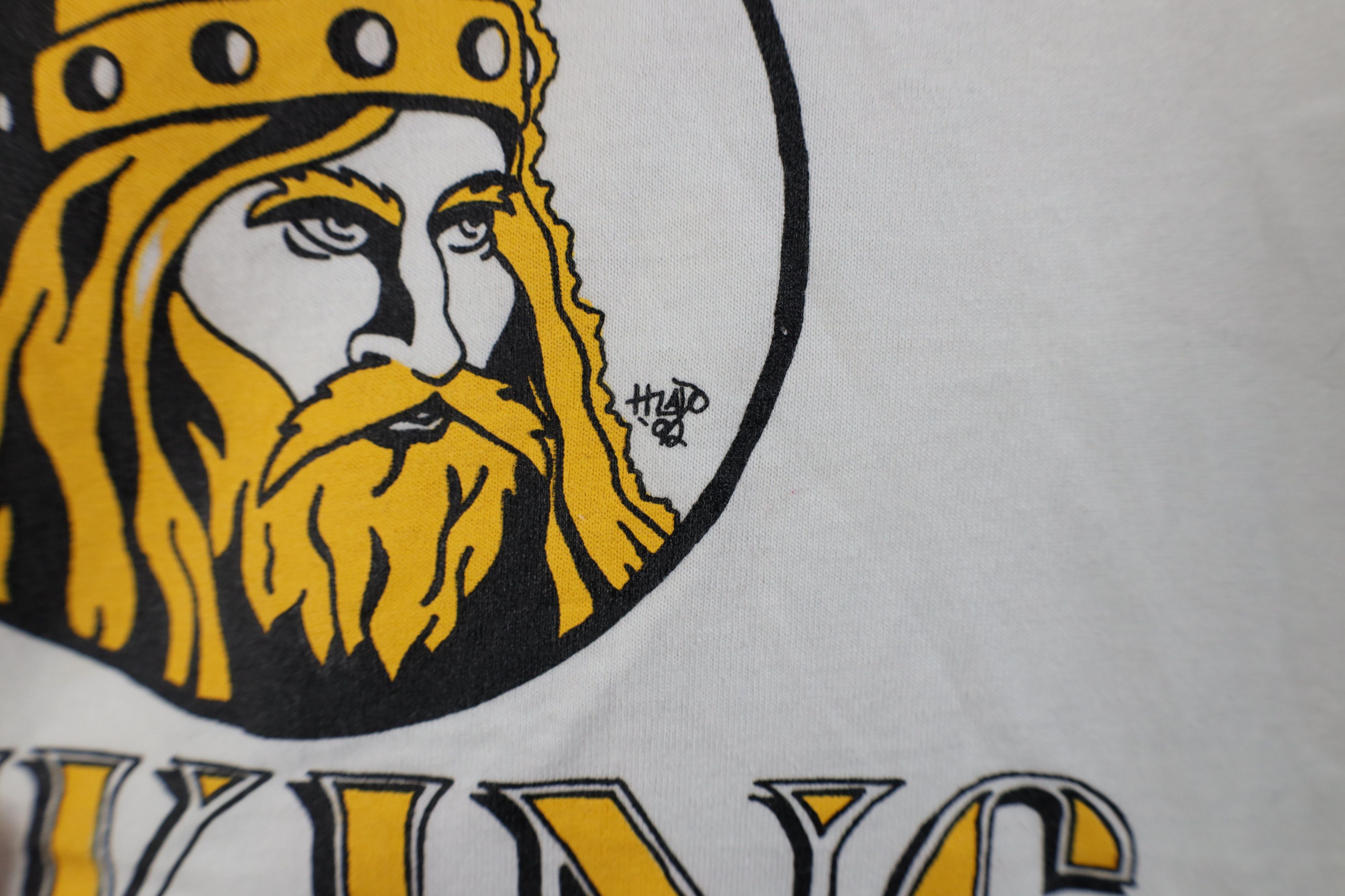 Vintage Vintage 90s Streetwear 100% Viking Short Sleeve T-Shirt USA Size US XL / EU 56 / 4 - 5 Thumbnail