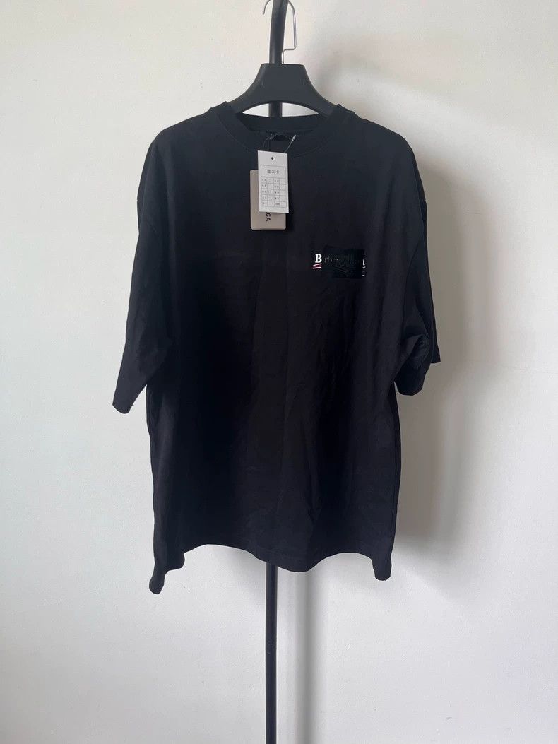 Balenciaga Balenciaga Men's Logo Print Short Sleeve T-shirt-yf Size US L / EU 52-54 / 3 - 1 Thumbnail