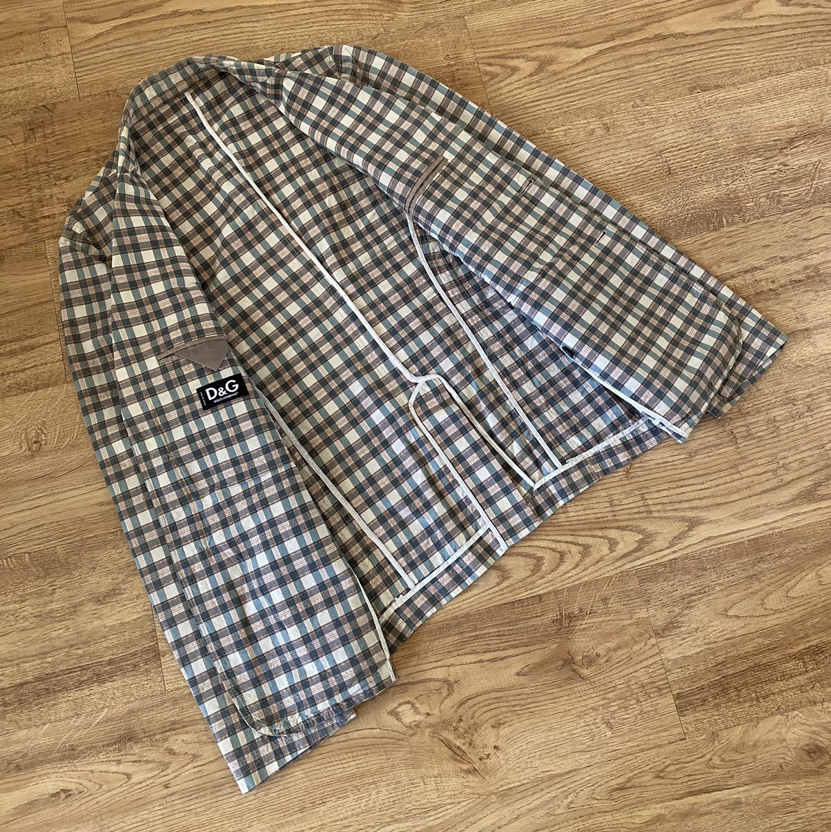 Designer Dolce & Gabbana Light Blazer x Luxury Size 36S - 3 Thumbnail
