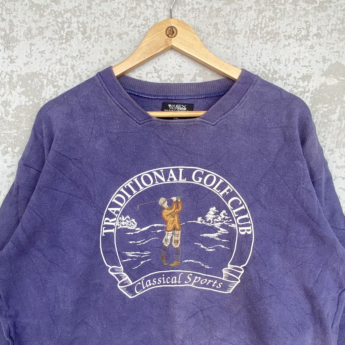 Other Vintage Golf Club Big Printed Crewneck Sweatshirt Blue SizeL Size US L / EU 52-54 / 3 - 4 Thumbnail