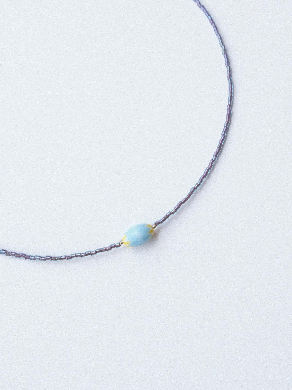 Handmade Handmade Millefiori Glass Seed Beads Necklace 16.1in Unisex Size ONE SIZE - 7 Thumbnail