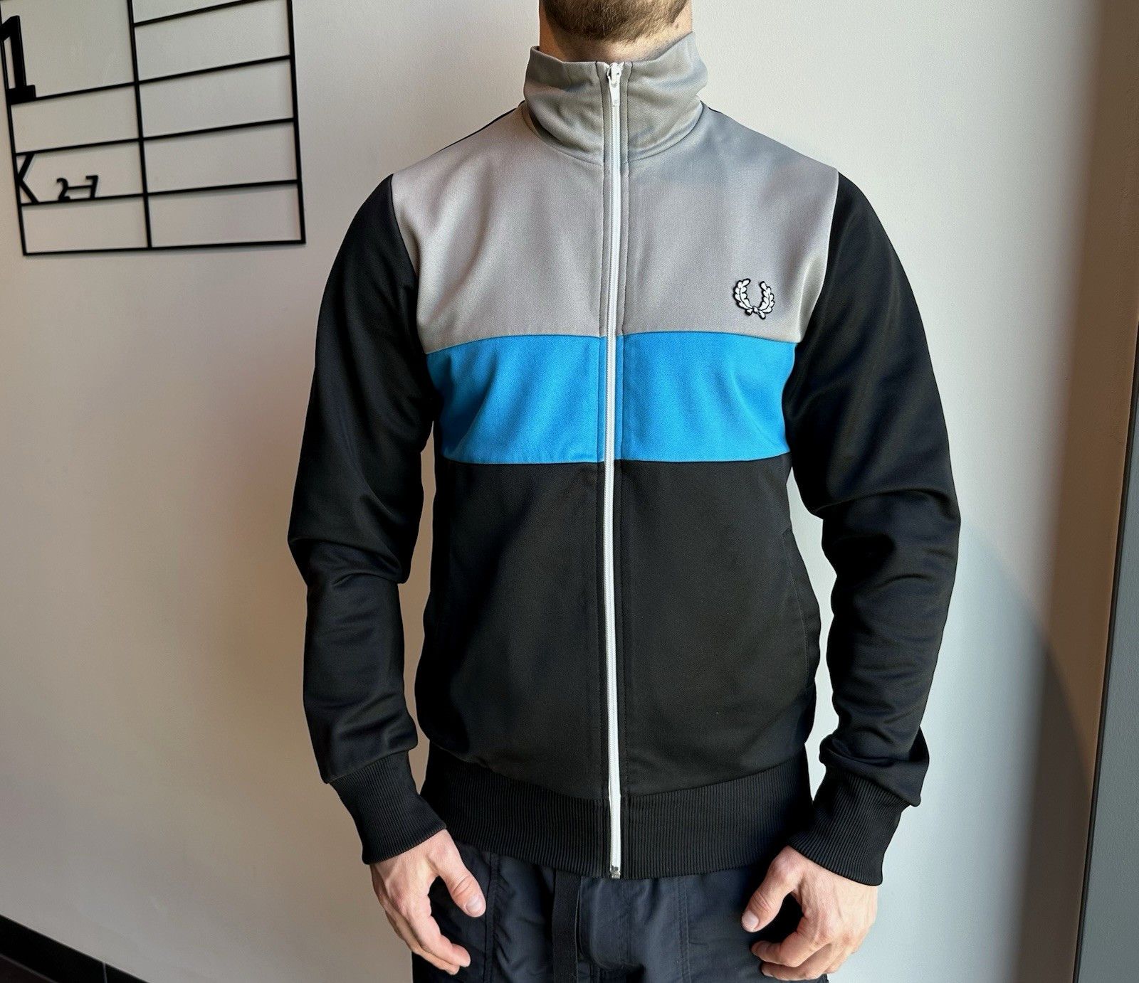 Vintage Fred Perry Mens Track Jacket size S