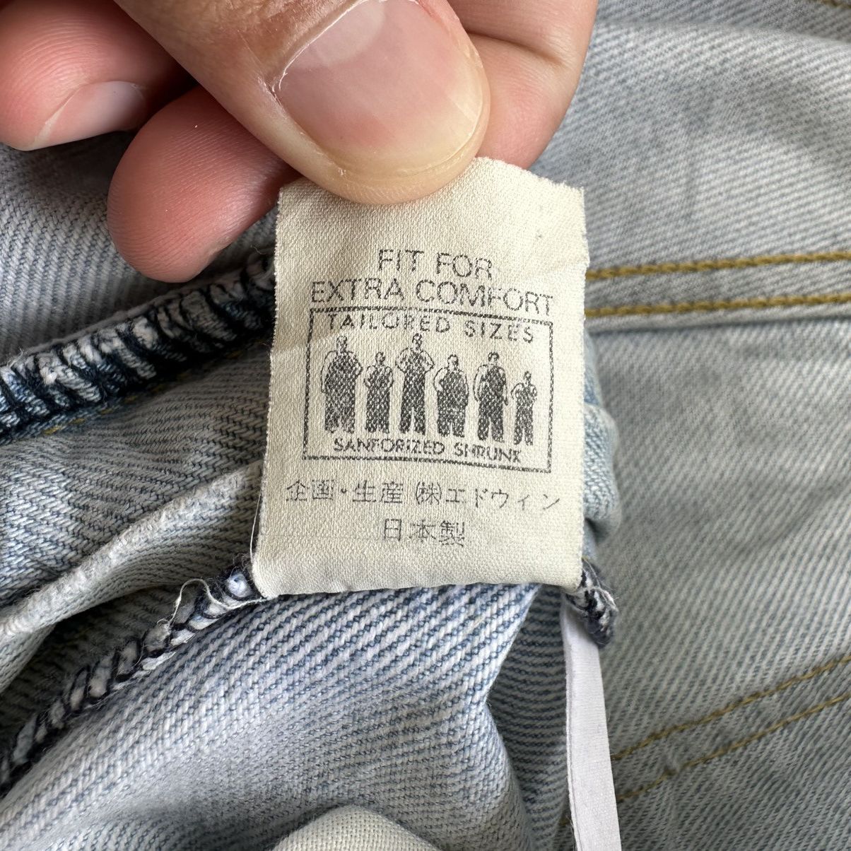 Japanese Brand Vintage Lee Lightwash Distressed Faded Denim Jean Pant W32 Size US 32 / EU 48 - 6 Thumbnail