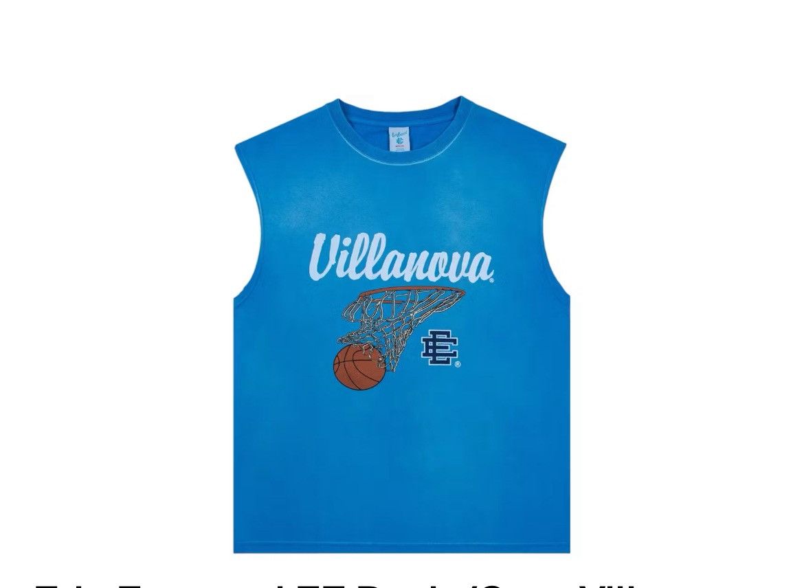 Eric Emanuel Eric Emanuel EE blue NCAA Villanova Wildcats cutoff shirt Size US L / EU 52-54 / 3 - 1 Thumbnail