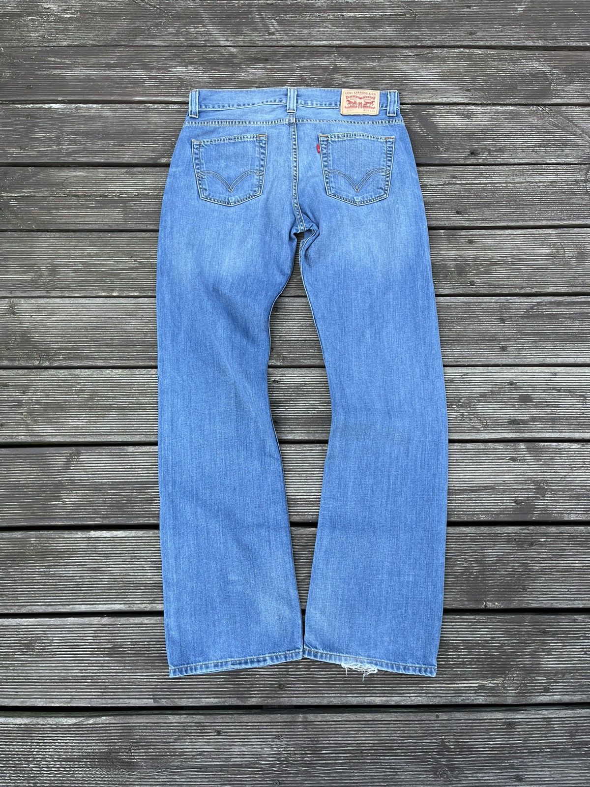 Levi's Vintage 90's Levis 506 34x34 Blue Classic Jeans Pants @196 Size US 34 / EU 50 - 5 Thumbnail