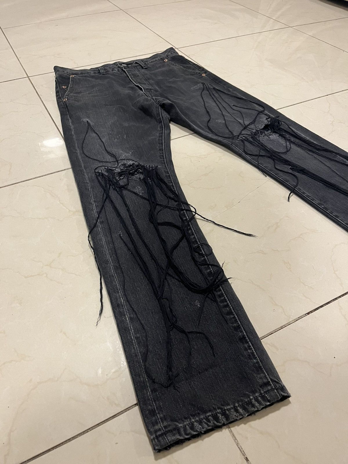Doublet Doublet too much damage denim pant Size US 30 / EU 46 - 2 Thumbnail