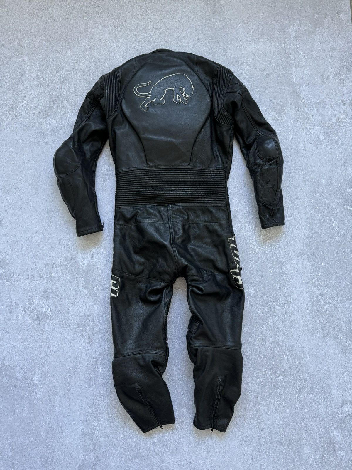image of Furygan Moto Racing Leather Suit Black Motorcycle 90S, Men's (Size Medium)