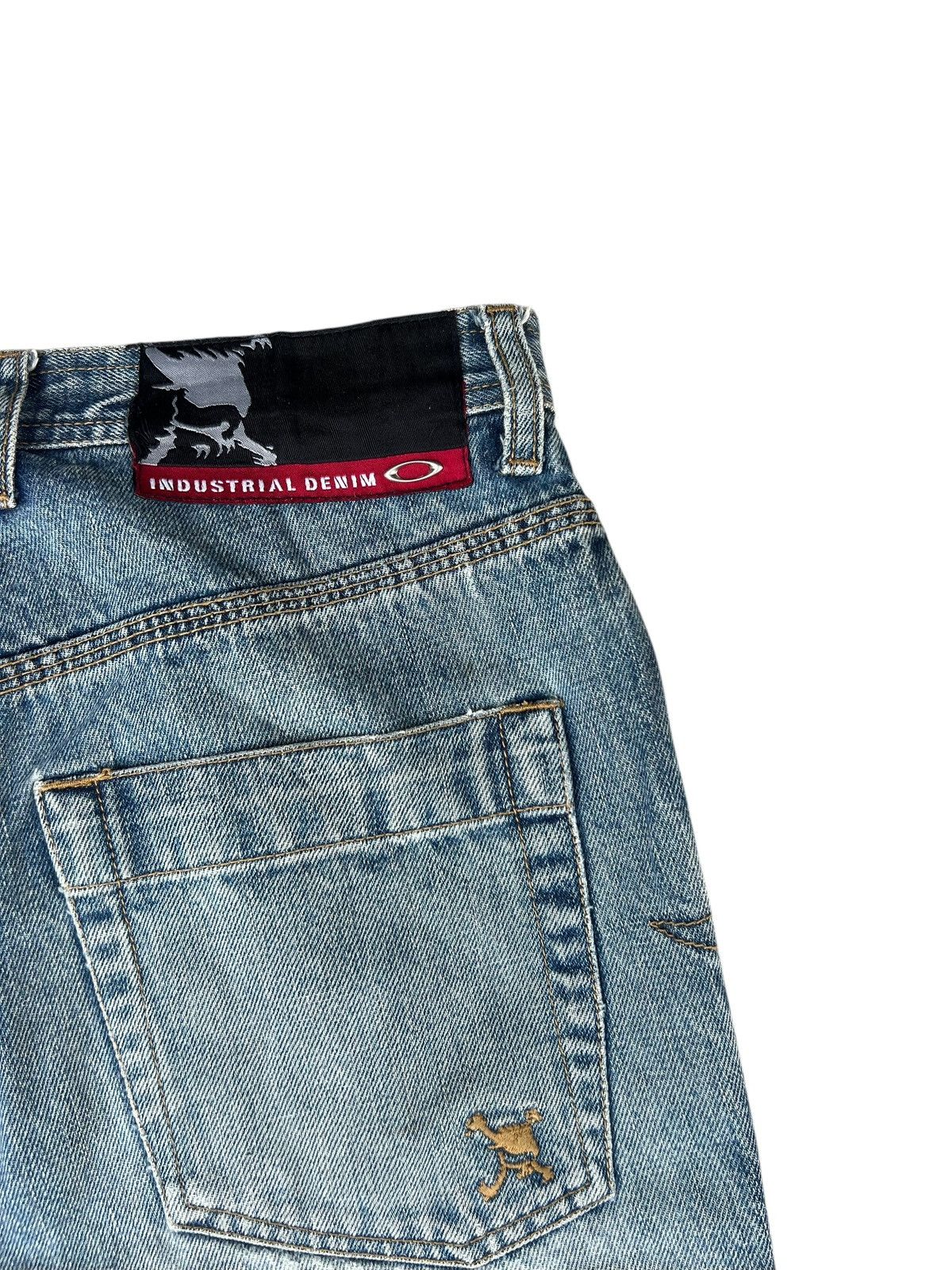 Oakley Vintage Oakley Industrial Denim Distressed Mud Jeans Size US 30 / EU 46 - 18 Thumbnail