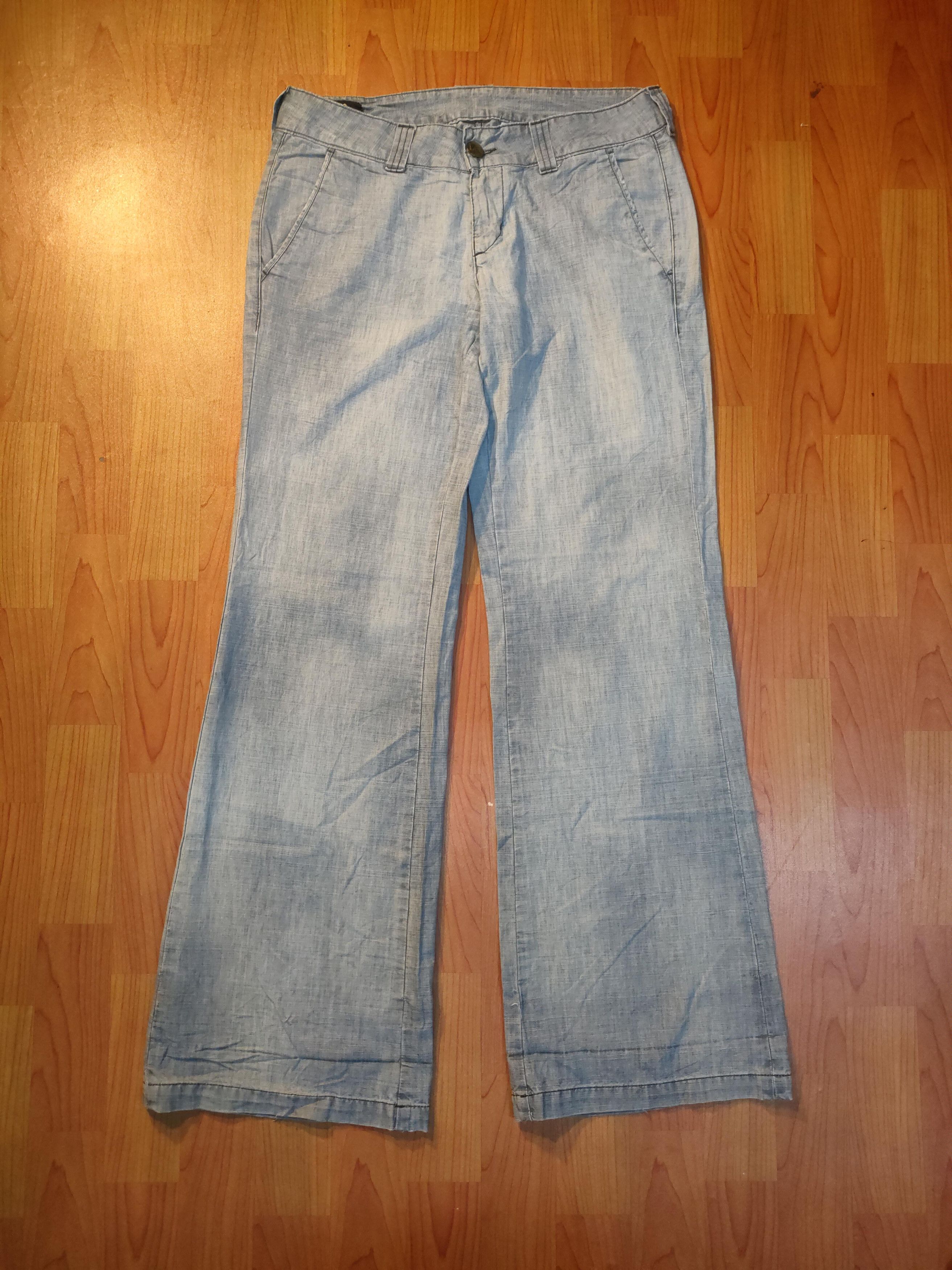 If Six Was Nine × Lee Flare🔥Lee Chambray Pants Size US 32 / EU 48 - 1 Thumbnail