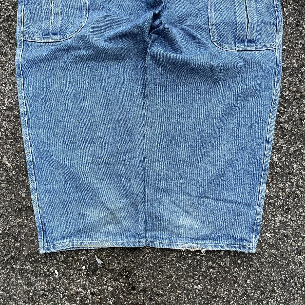 Southpole Baggy Jeans Multi Pocket Faded Blue Y2K Denim Skater Pants Size US 32 / EU 48 - 11 Thumbnail