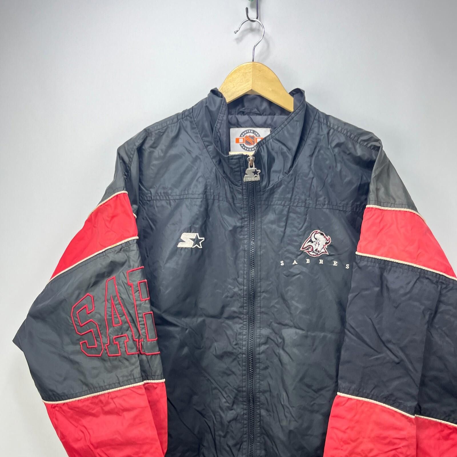 Majestic Vintage 90s Buffalo Sabres Windbreaker Jacket XL Starter NHL Size US XL / EU 56 / 4 - 2 Thumbnail