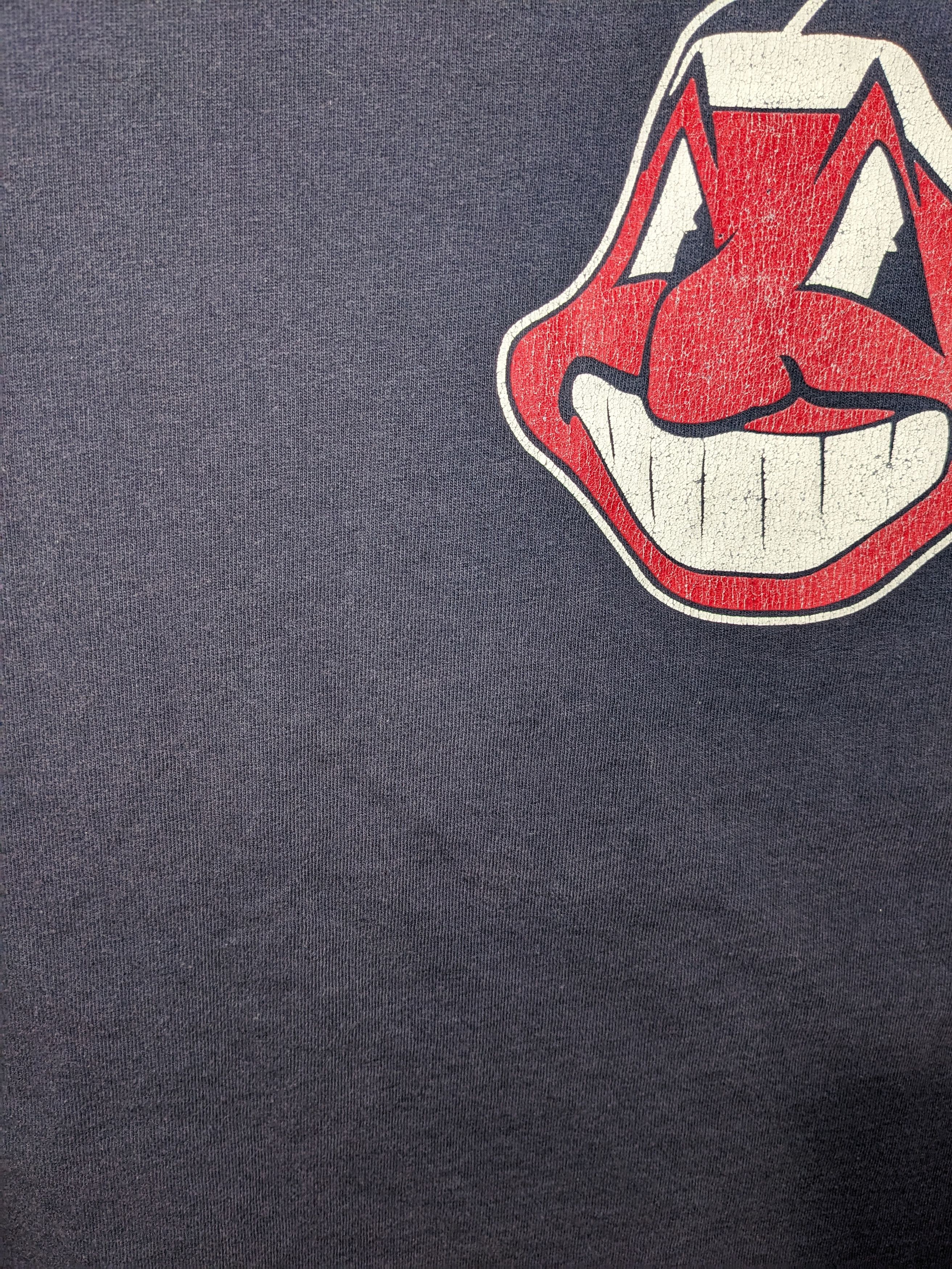 MLB × Vintage Vintage 1996 Cleveland Indians MLB Baseball Sports T-Shirt Size US L / EU 52-54 / 3 - 7 Thumbnail
