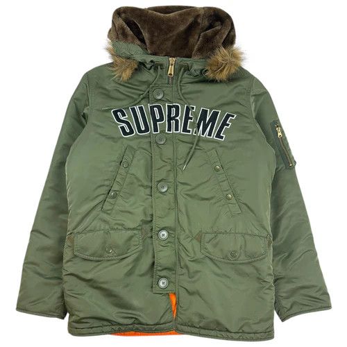 Supreme Supreme FW16 Arc Logo N-3B Parka Olive | Grailed