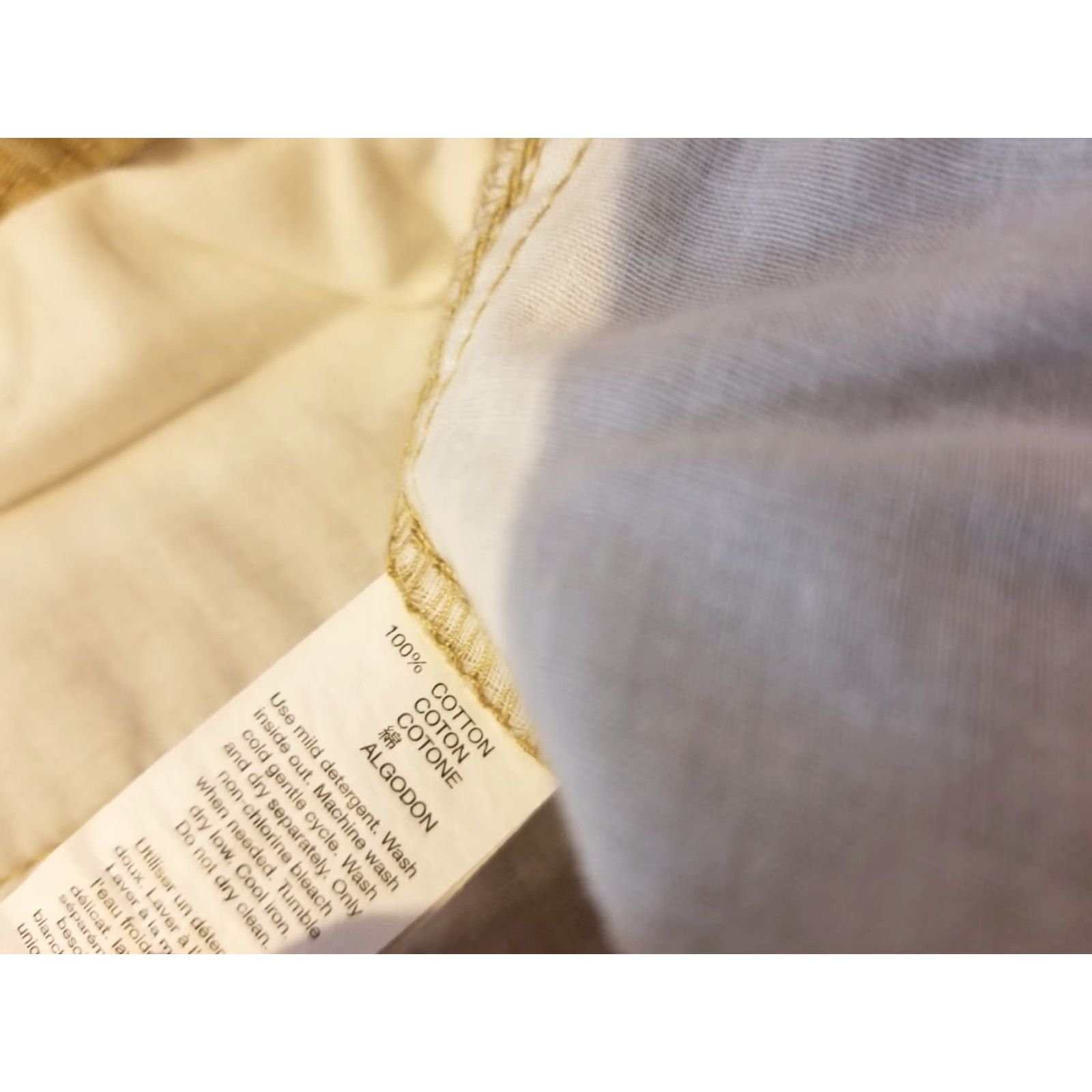 Gap Gap Mens Chino Pants 36x30 Khaki Beige Straight Leg 5-Pocket Flat Front Slim Classic Trousers Slim Fit Dress Casual Everyday Size US 36 / EU 52 - 6 Thumbnail