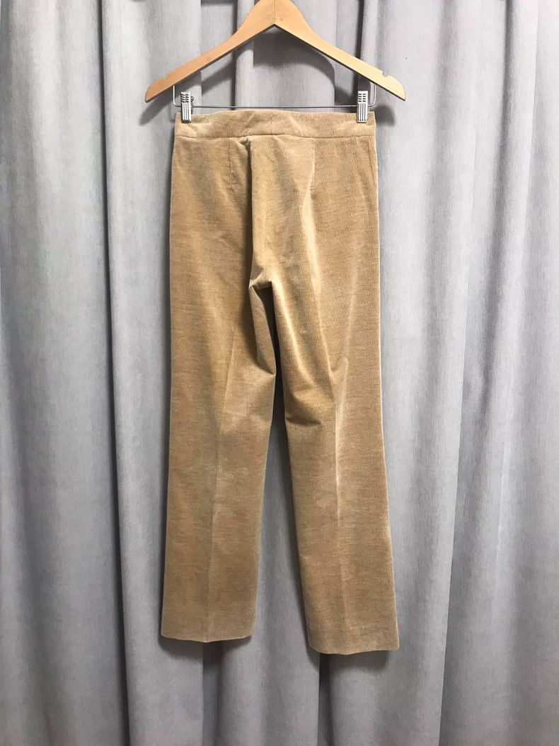 Loro Piana LORO PIANA Long velvet straight leg trousers Size 25" / US 0 / IT 36 - 6 Thumbnail