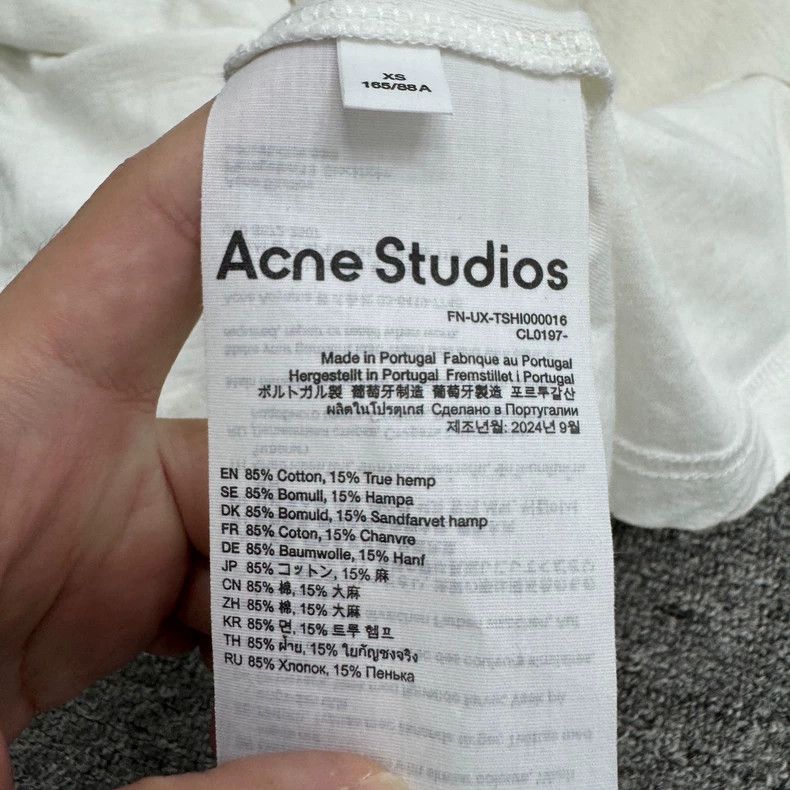 Acne Studios Acne Studios A white distressed shirt Size US XS / EU 42 / 0 - 3 Thumbnail