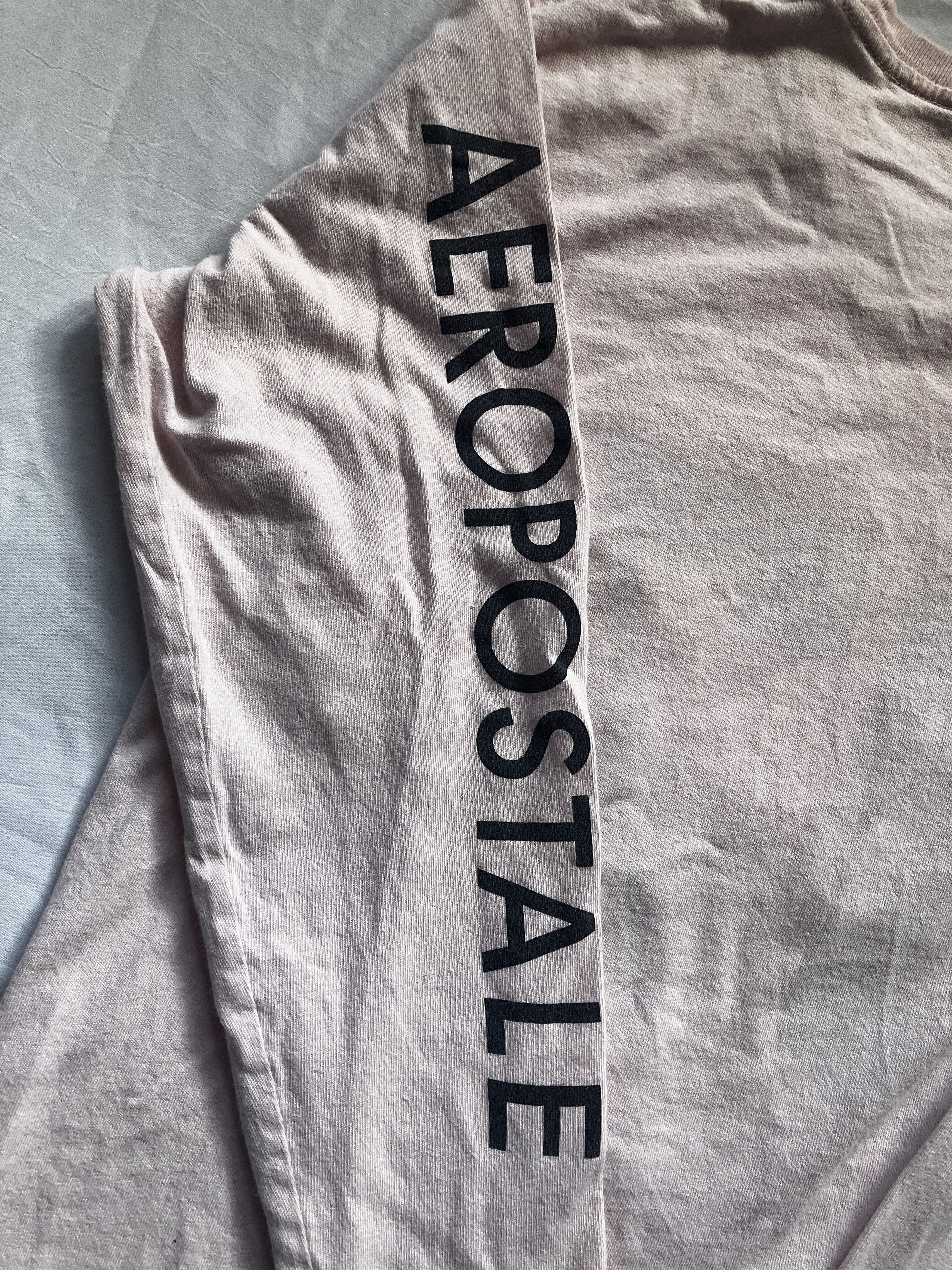Aeropostale × Vintage Light pink long sleeve medium Aeropostale tee-shirt Size US M / EU 48-50 / 2 - 5 Thumbnail