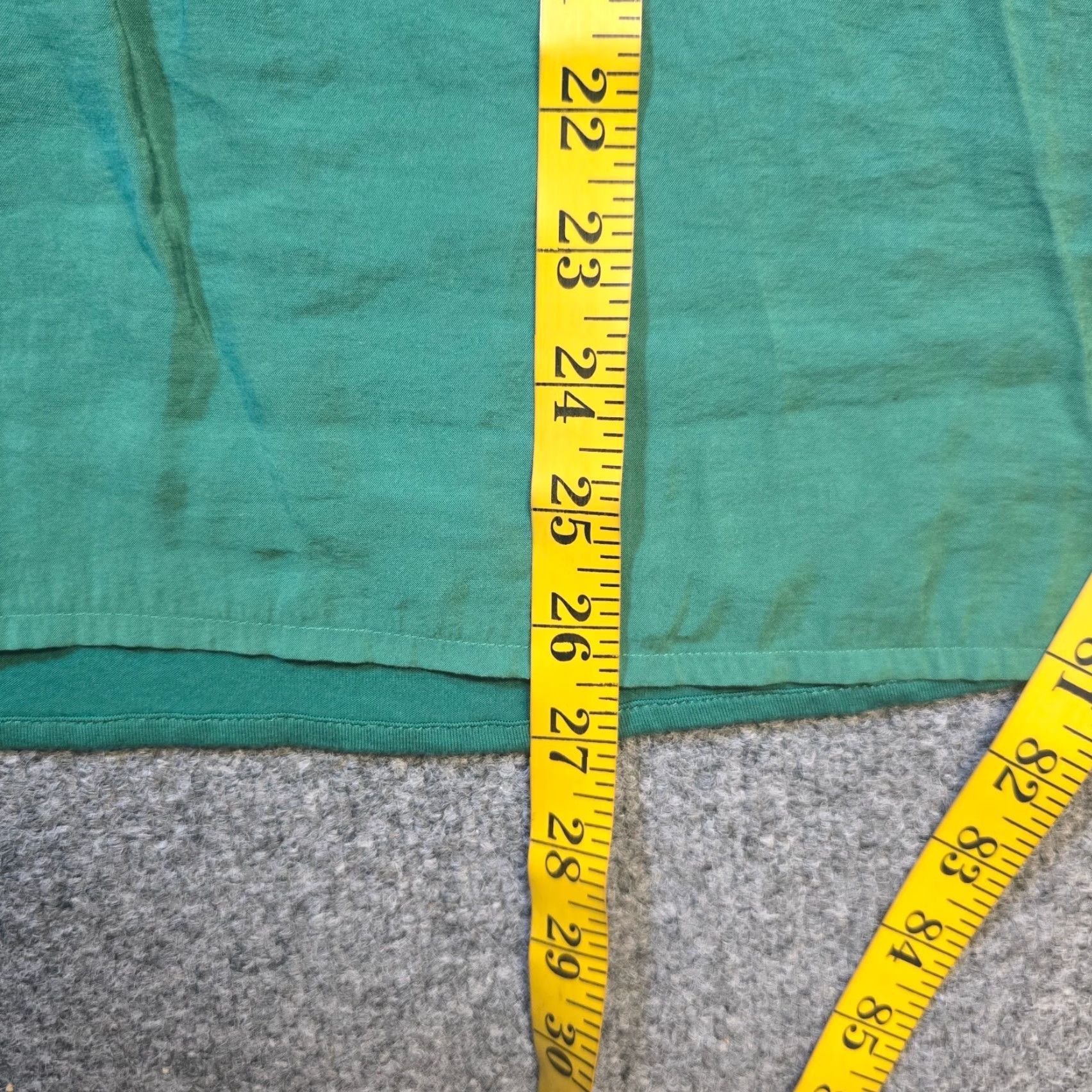 J. Jill J. Jill Top Womens Large Green V Neck 3/4 Sleeve Boxy Oversized Casual Career Shirt Size L / US 10 / IT 46 - 6 Thumbnail