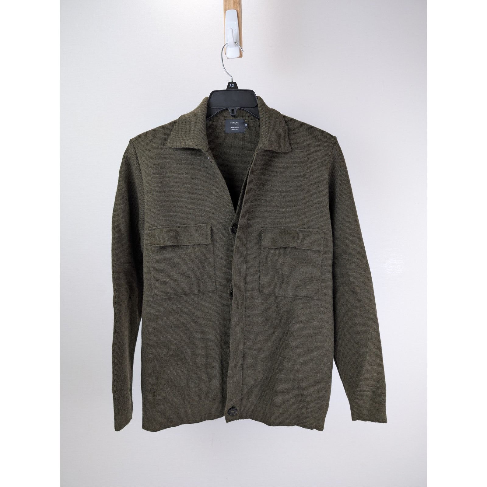 Other o1rshd1 CC20 Artknit Studios wool shirt jacket in olive Size US M / EU 48-50 / 2 - 8 Thumbnail