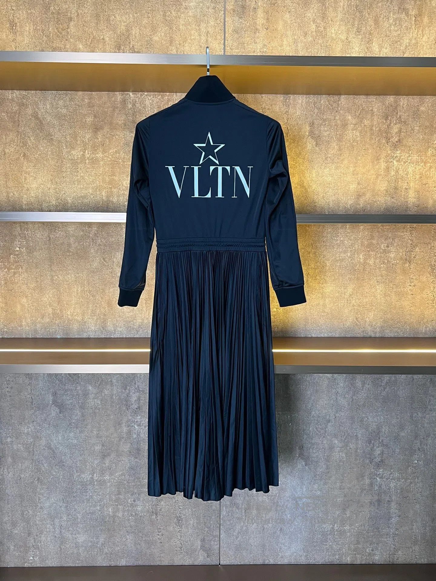 Valentino Valentino Large Logo Sports Jacket Patchwork Dress| Size M / US 6-8 / IT 42-44 - 2 Thumbnail