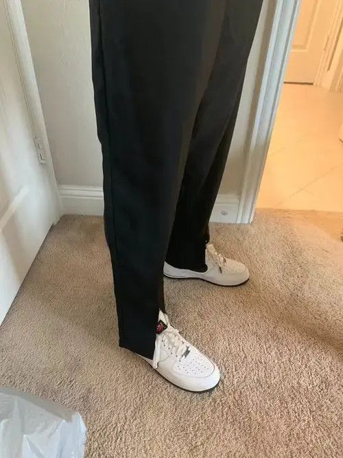 Other Men Trousers Split Black Harajuku Oversized Casual Pants Size US 31 - 2 Thumbnail