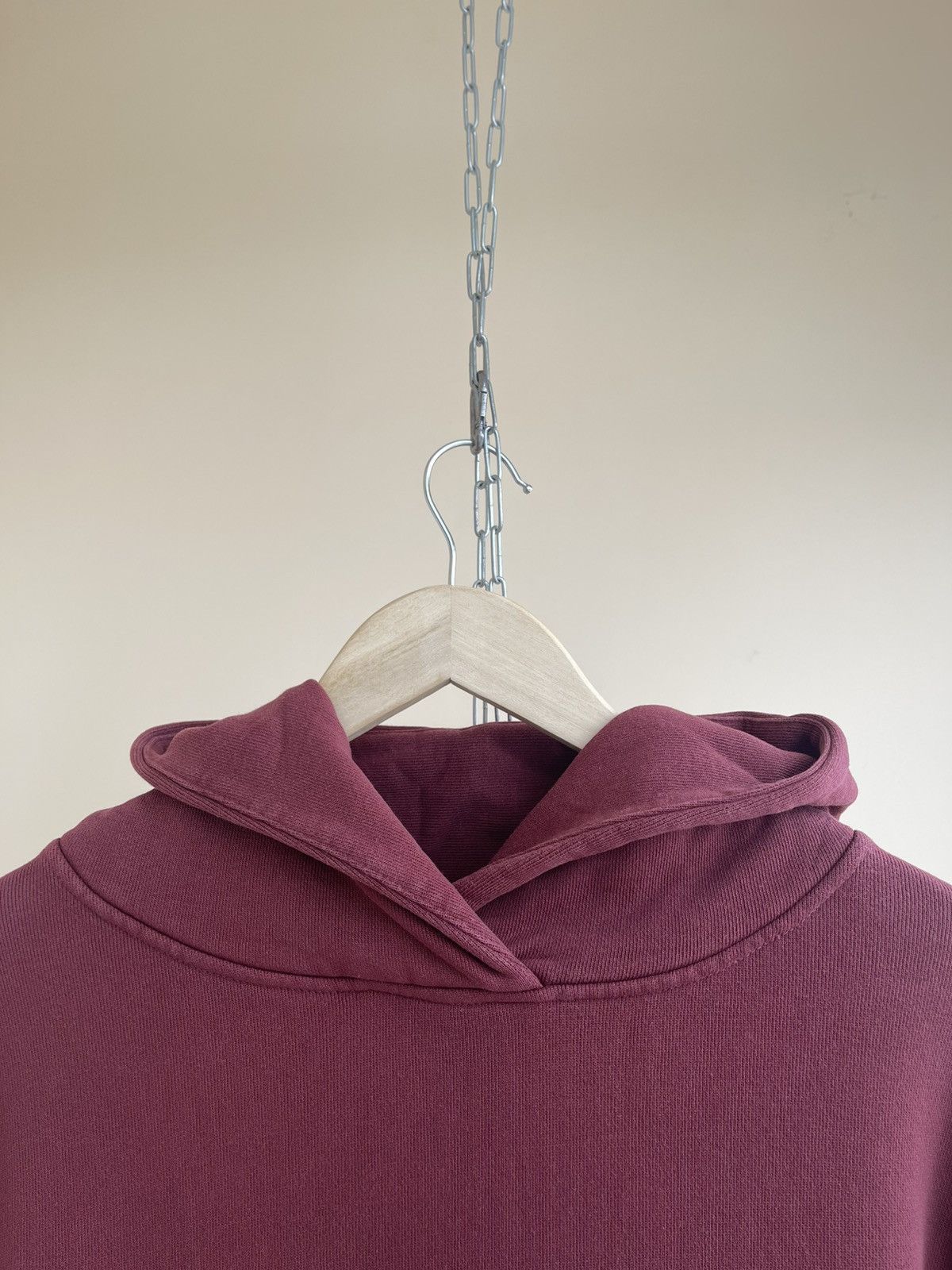 Entire Studios Cropped Oversized Boxy Washed Heavy Sweat Pullover Hoodie Size US XXS / EU 40 - 3 Thumbnail