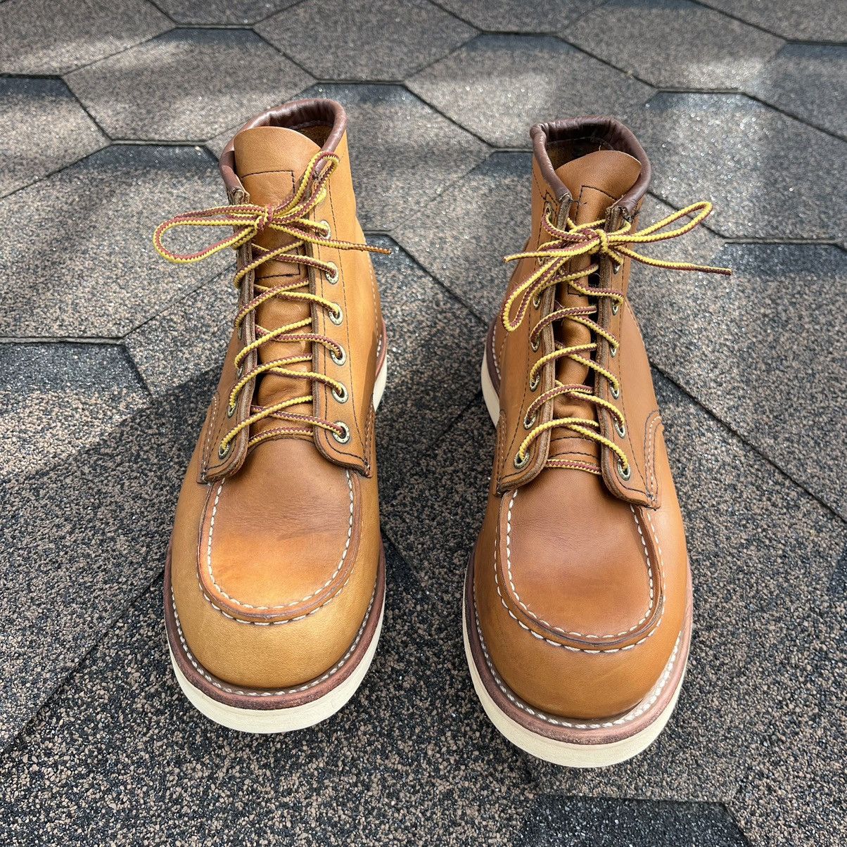 Japanese Brand × Red Wing red wing moc toe 845 leather boots Size US 7 / EU 40 - 4 Thumbnail