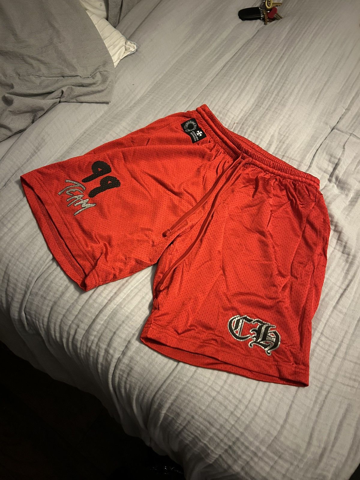 Chrome Hearts Chrome Hearts x Matty Boy ‘Team’ Warm Up Shorts Size US 32 / EU 48 - 1 Thumbnail