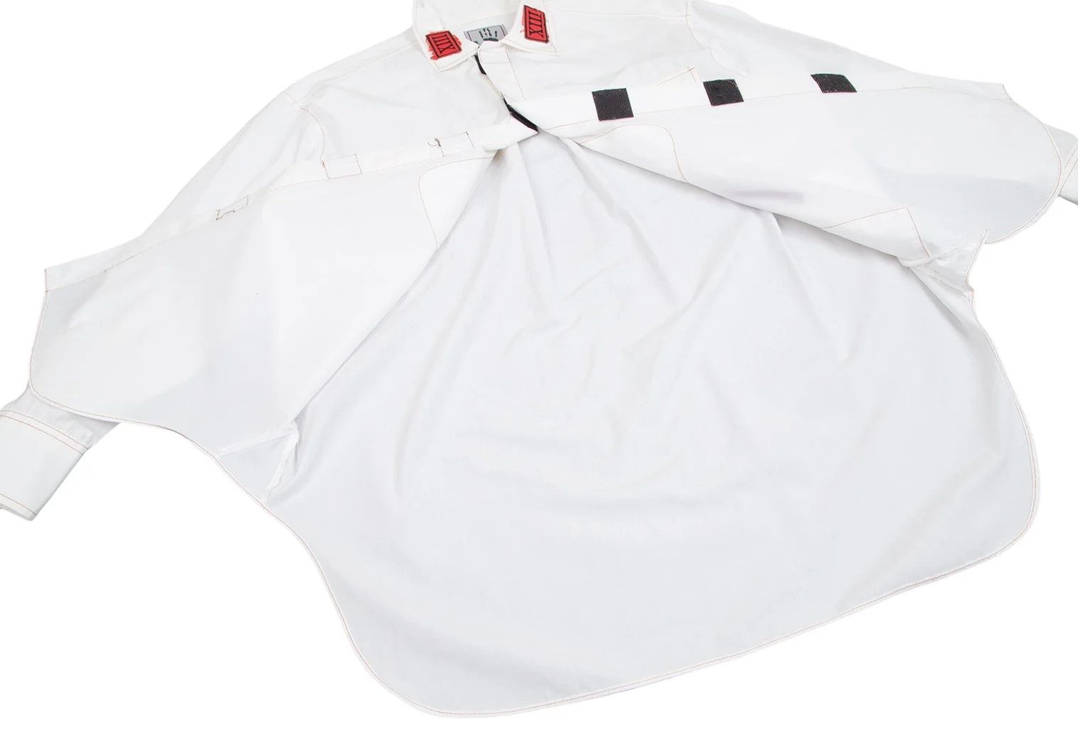 Jean Paul Gaultier Velcro Pocket Design Shirt in White Size 40 Size US XXS / EU 40 - 12 Thumbnail