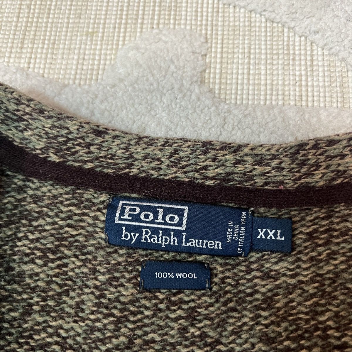 Polo Ralph Lauren Vintage Polo Ralph Lauren Wool Cardigan Elbow Patches Size US XXL / EU 58 / 5 - 4 Thumbnail