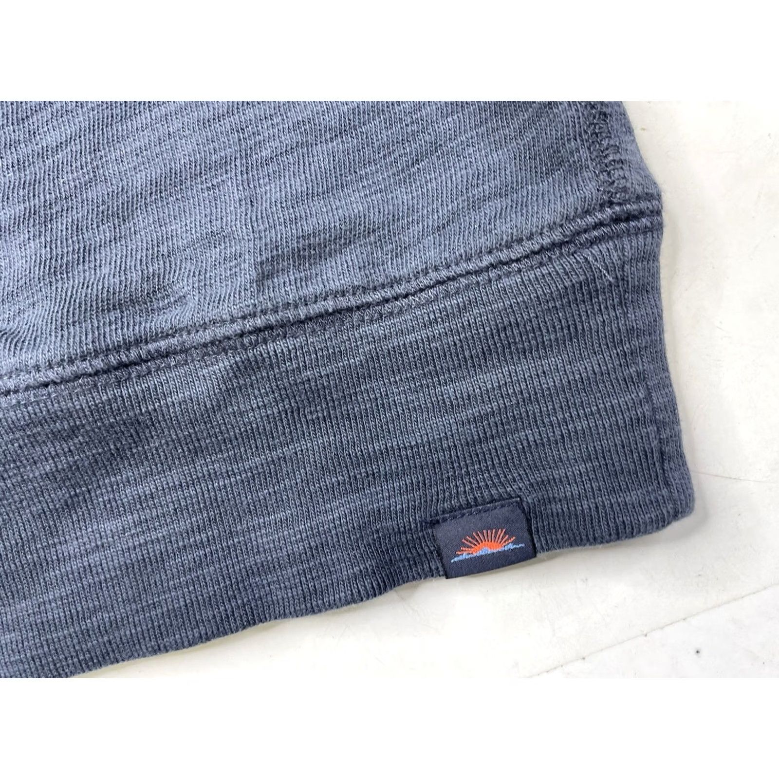 Faherty Faherty Sunwashed Hoodie Sweatshirt Men's Medium Navy Blue Organic Cotton Size US M / EU 48-50 / 2 - 2 Thumbnail
