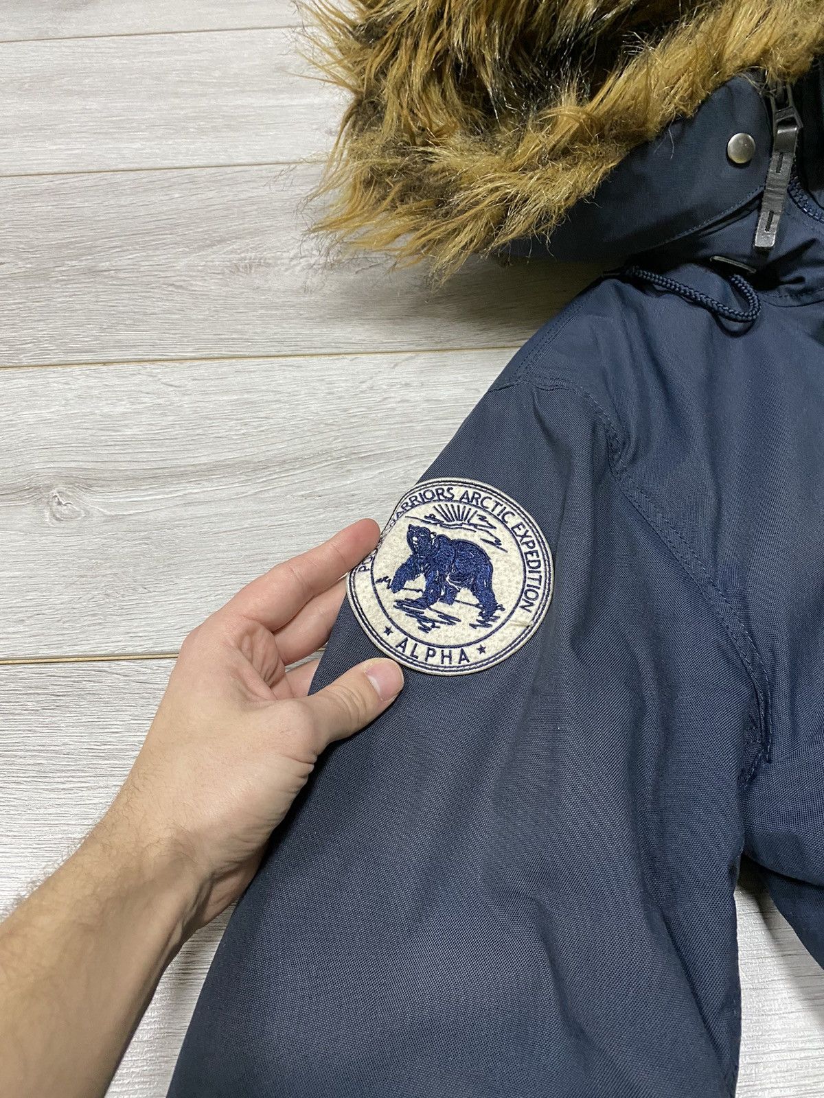 Alpha Industries Alpha Industries 🇺🇸 vintage n2b fur attached hood bomber Size US S / EU 44-46 / 1 - 7 Thumbnail