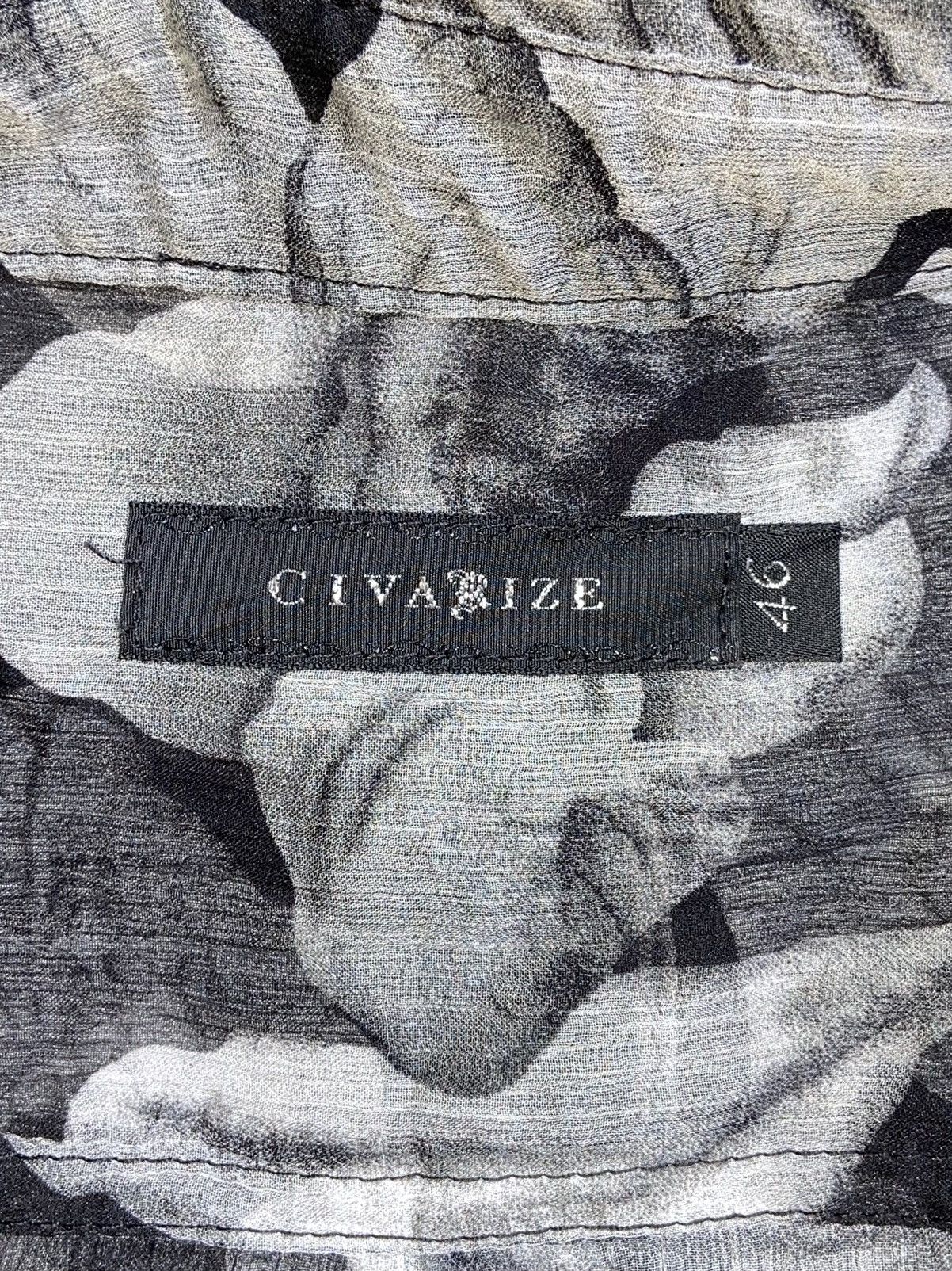 CIVARIZE CIVARIZE Floral Patterned Mesh Outer/Shirt Size US M / EU 48-50 / 2 - 11 Thumbnail