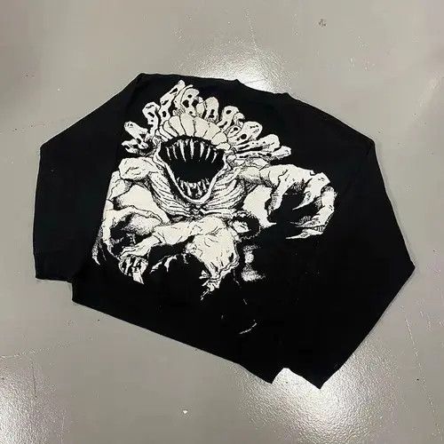 VIBE Retro Demon Knitted Graphic Sweater Size US M / EU 48-50 / 2 - 4 Thumbnail