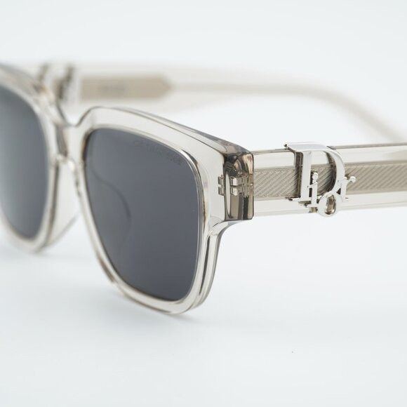 Dior Dior OBLIQUE S1F 78A0 Sunglasses Khaki Square Frame Size ONE SIZE - 2 Thumbnail