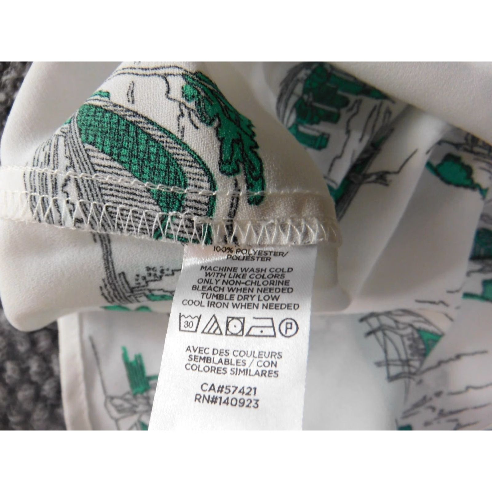 Ann Taylor Loft Ann Taylor White Blouse Spaghetti Strap Sleeveless Collared XL Women Size XL / US 12-14 / IT 48-50 - 6 Thumbnail