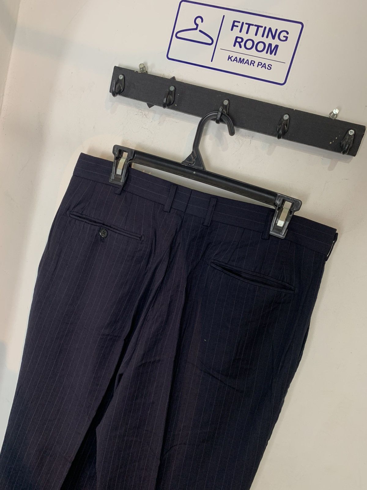 Balmain BALMAIN casual trousers stripe pants Size US 31 - 4 Thumbnail