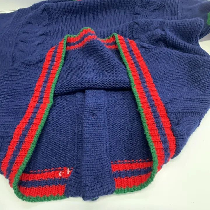 Gucci Gucci Gucci Colorblocked V-Neck Cardigan for Men -2506 Size US L / EU 52-54 / 3 - 8 Thumbnail