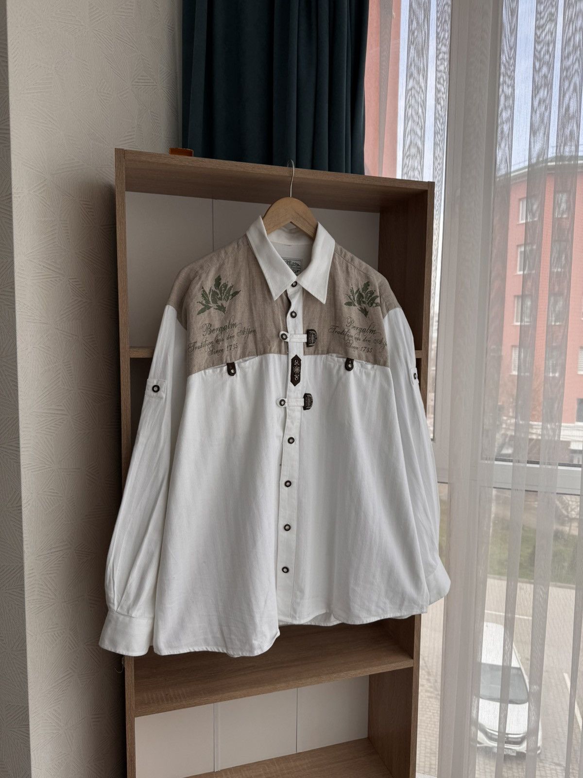 Designer × Vintage Vintage Nockstein Trachten Allen Germany Traditional Shirt Size US XL / EU 56 / 4 - 3 Thumbnail